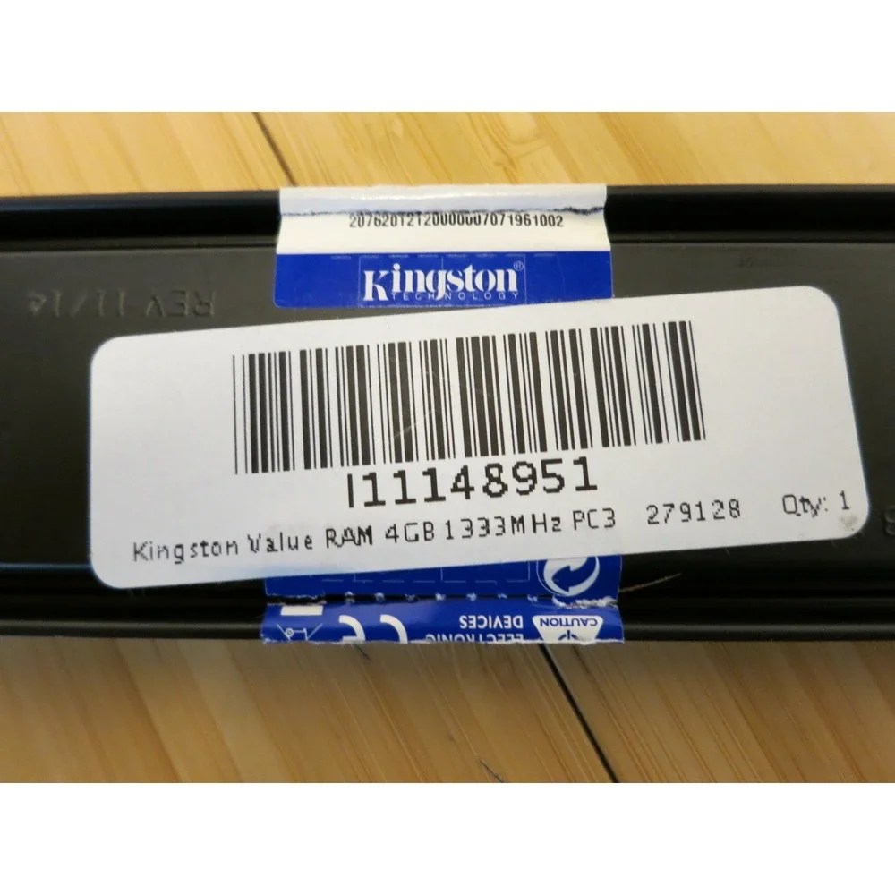 Kingston Technology 4GB 1333 MHz 240-Pin DDR3 SDRAM Memory Module (KVR13N9S8/4)